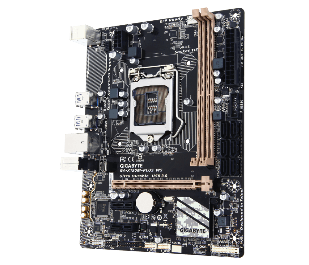 Gigabyte GA-X150M-Plus WS - Motherboard Specifications On MotherboardDB